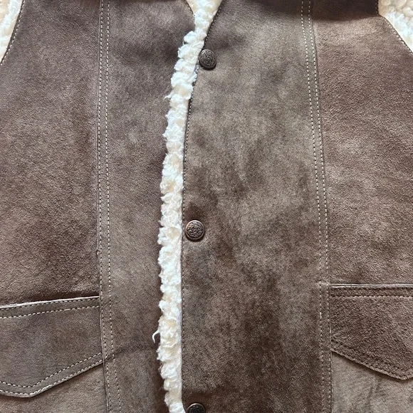 Brown Suede Vest - Picture 4 of 7